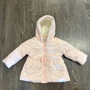 Baby Pink Hooded Puffer Jacket